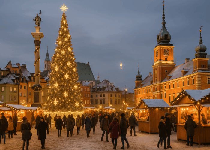Viajar a Polonia, Varsovia. Mercadillos de navidad. Viajar en el puente de diciembre.